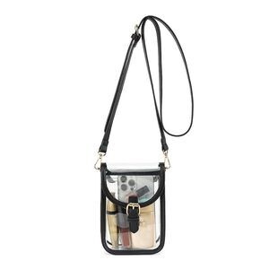 5846 Small Clear Purses Stadium Aprroved, Cute Clear Crossbody Cell Phone